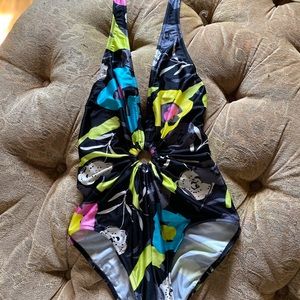 Gideon Oberson high cut one piece swimsuit